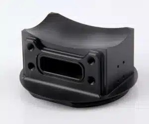 Black anodized electronic plastic parts-CNC custom parts-Zhuanxin Precision