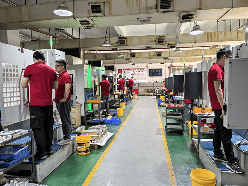 cnc machining workshop zhuanxin precision