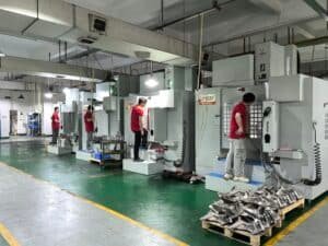 Five-axis CNC workshop